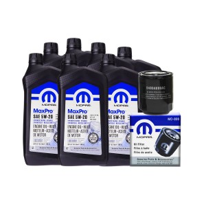 7 علب زيت موبار 2005-2024 5W20+ فلتر زيت